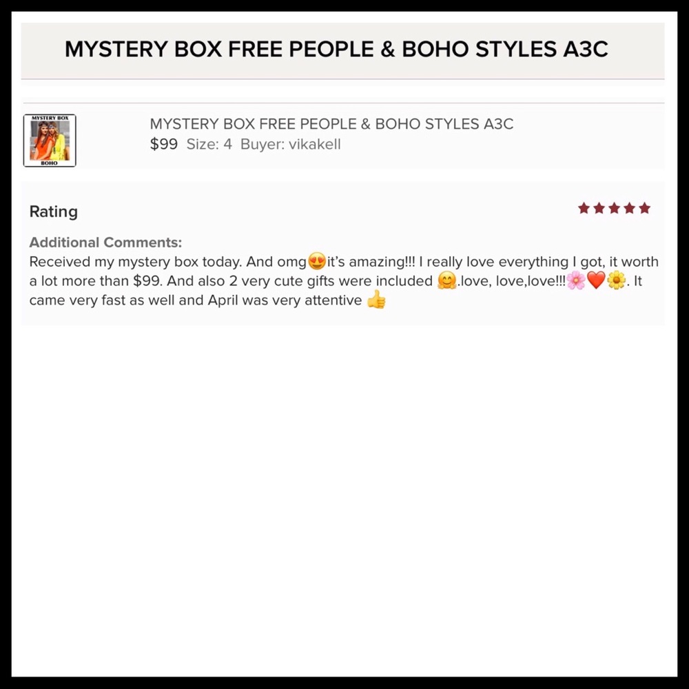 MYSTERY BOX FREE PEOPLE A2C - Picture 2 of 16
